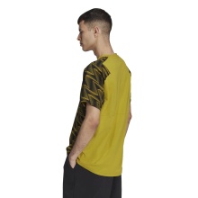 adidas Casual T-shirt Designed For Gameday Travel (Cotton) Olive Green/Black Men